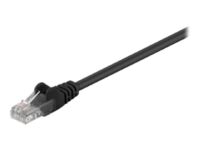 Goobay - Patch cable - RJ-45 (M) to RJ-45 (M) - 7.5 m - UTP - CAT 5e - molded, snagless - black
