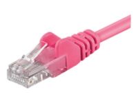 Wentronic goobay - Network cable - RJ-45 (M) to RJ-45 (M) - 2 m - UTP - CAT 5e - molded, snagless - magenta