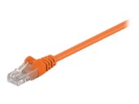 Goobay - Patch cable - RJ-45 (M) to RJ-45 (M) - 7.5 m - UTP - CAT 5e - molded, snagless - orange