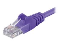 Goobay - Network cable - RJ-45 (M) to RJ-45 (M) - 2 m - UTP - CAT 6 - molded, snagless - purple
