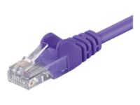 Goobay - Network cable - RJ-45 (M) to RJ-45 (M) - 1.5 m - UTP - CAT 5e - molded, snagless - purple