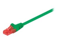 Goobay - Patch cable - RJ-45 (M) to RJ-45 (M) - 25 m - UTP - CAT 6 - molded - green