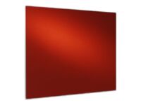 Lintex Boarder - Bulletin board - wall mountable - 455 x 605 mm - red - white frame
