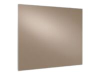 Lintex Boarder - Bulletin board - wall mountable - 2005 x 1205 mm - brown rice - white frame