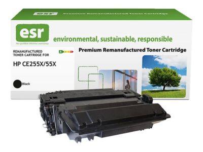 ESR Toner cartridge compatible with HP CE255X black Extra High Capacity remanufactured 24.000 pages