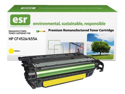 ESR Toner cartridge compatible with HP CF452A yellow remanufactured 10.500 pages