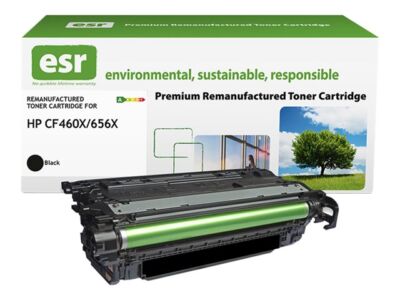 ESR Toner cartridge compatible with HP CF460X black High Capacity remanufactured 27.000 pages
