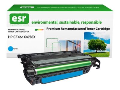 ESR Toner cartridge compatible with HP CF461X cyan High Capacity remanufactured 22.000 pages