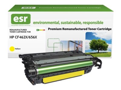 ESR Toner cartridge compatible with HP CF462X yellow High Capacity remanufactured 22.000 pages