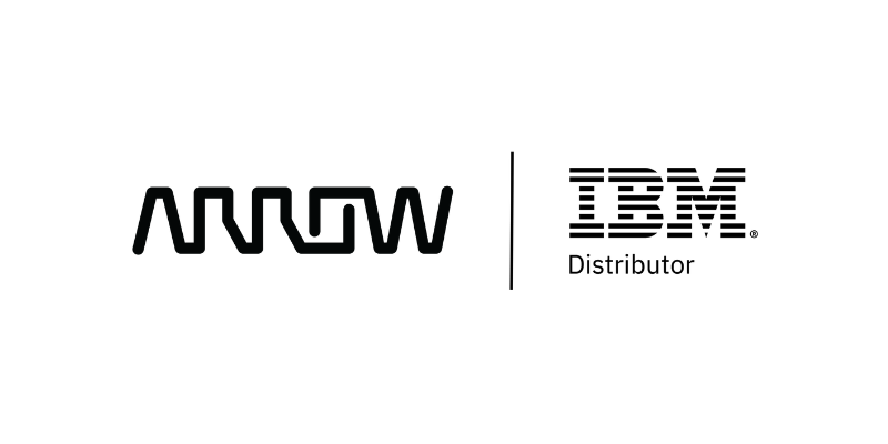 Arrow x IBM logo