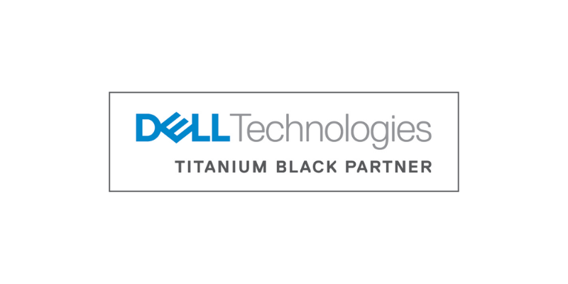 Dell Technologies Titanium Black Partner logo