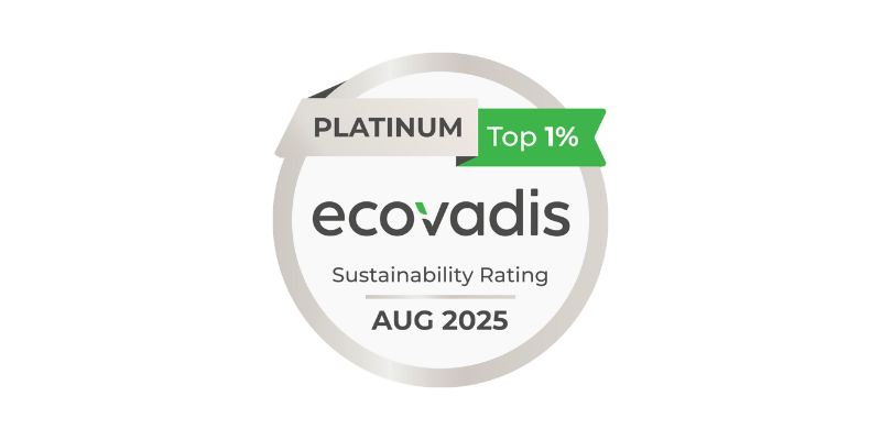 EcoVadis Platinum 2025 märgis